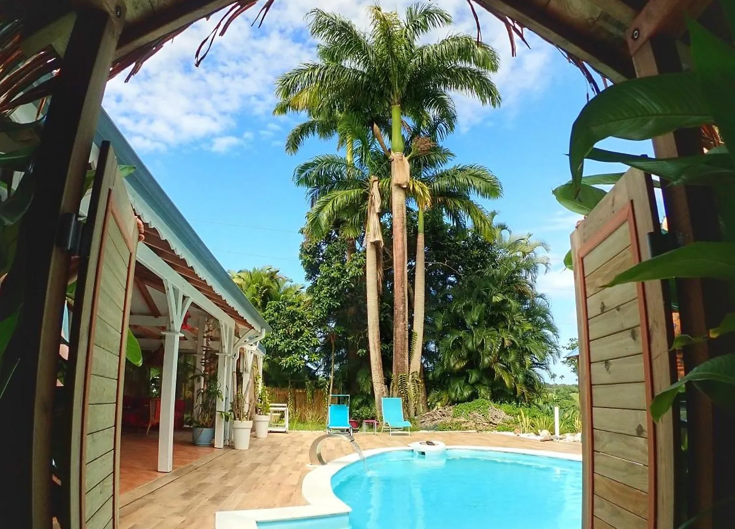 Apartament Gite Kaz A Topaze, Piscine, Jardin Tropical Sainte-Rose